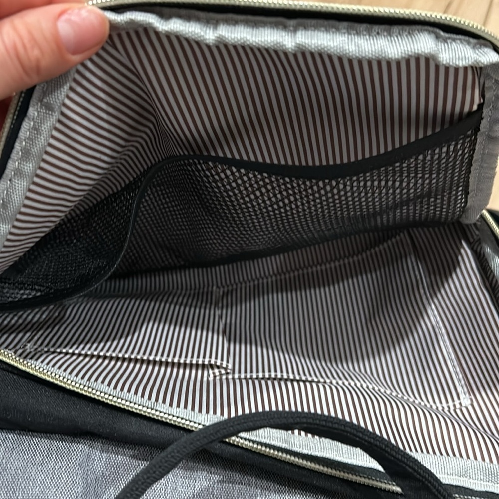 Gray and Black Backpack with charging port, laptop backpack - Picture 6 of 6